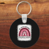 Aneurysma Awareness Apparel Geweldige T-shirt Sleutelhanger (Voorkant)