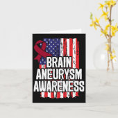 Aneurysma awareness-lint kaart (Gele Bloem)