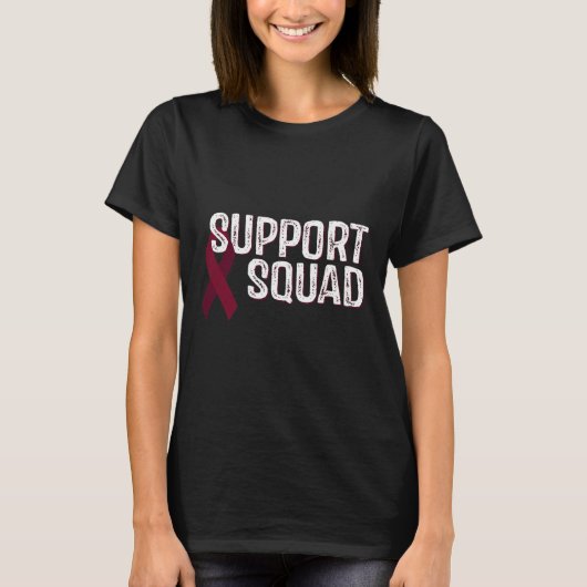 Aneurysma Awareness Support Squad 1 T-shirt (Voorkant)