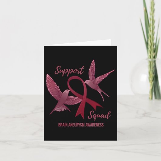 Aneurysma Awareness Support Squad Kaart (Voorkant)