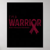 Aneurysma awareness warrior poster (Voorkant)