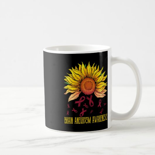 Aneurysma awareness zonnebloem koffiemok (Rechts)