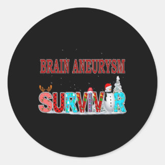 Aneurysma bewustzijn 11 ronde sticker