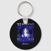 Aneurysma Bewustzijn Dapper Sterk Dankbaar Hoopvol Sleutelhanger (Voorkant)