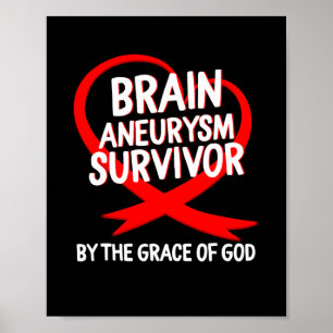 Aneurysma bewustzijn overlevende door God Grace Re Poster