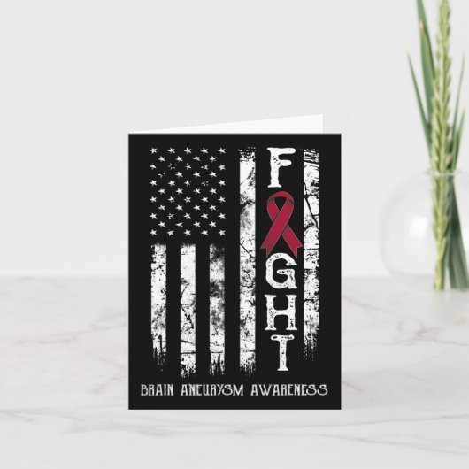 Aneurysma Krijger VS Vlag  Kaart (Voorkant)