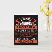 Aneurysma Overlevende Hersenoperatie Bewustzijn Gr Kaart (Gele Bloem)