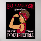 Aneurysma Survivor Awareness Month Supporter Graph Poster (Voorkant)