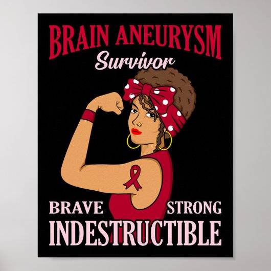 Aneurysma Survivor Awareness Month Supporter Graph Poster (Voorkant)