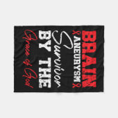 Aneurysma Survivor Medische aandoening Aneurysma A Fleece Deken (Voorkant (Horizontaal))