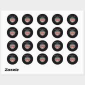 Aneurysma Warrior I'm Fine 1 Ronde Sticker (Vel)