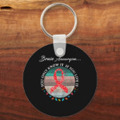 Aneurysma Warrior I'm Fine 1 Sleutelhanger (Voorkant)