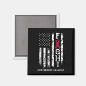 Aneurysma Warrior US Flag Magneet (Voorkant / Achterkant)