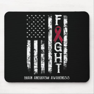 Aneurysma Warrior US Flag Muismat