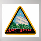 Anfa Hotel Casablanca Poster (Voorkant)