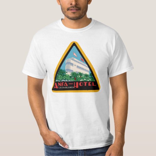 Anfa Hotel Casablanca T-shirt (Voorkant)