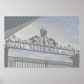 Anfield Gates van Liverpool FC Poster