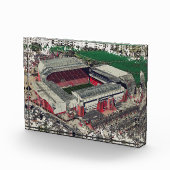 Anfield Stadium Liverpool - Artistic Watercolour Fotoblokken (Rechts)