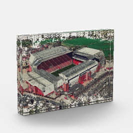 Anfield Stadium Liverpool - Artistic Watercolour Fotoblokken