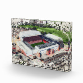 Anfield Stadium Liverpool - Artistic Watercolour Fotoblokken