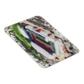 Anfield Stadium Liverpool - Artistic Watercolour Magneet (Rechterzijde)