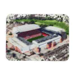 Anfield Stadium Liverpool - Artistic Watercolour Magneet
