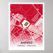 Anfield Stadium Print, Waarde Poster Papier (mat) (Voorkant)