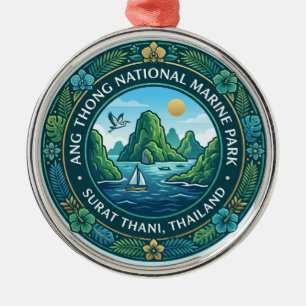 Ang Thong Nationaal Marienpark Thailand Metalen Ornament
