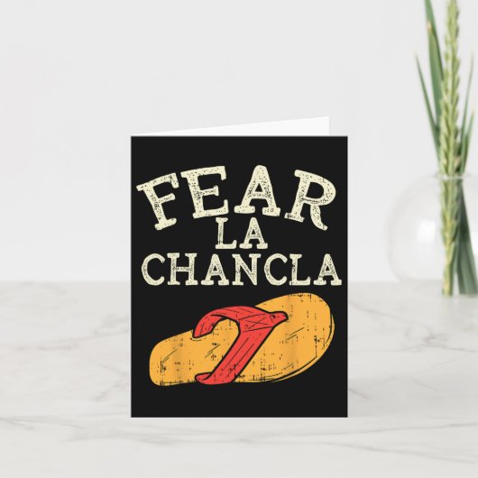Angar La Chancla Funny Cinco de Mayo Kaart (Voorkant)