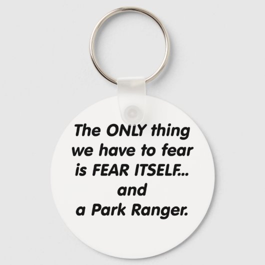 Angar Park Ranger Sleutelhanger (Voorkant)