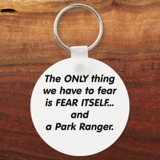 Angar Park Ranger Sleutelhanger (Voorkant)