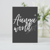 angaworld kaart (Staand voorkant)