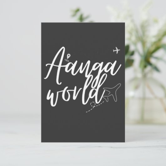 angaworld kaart (Staand voorkant)