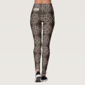 Angaza Leggings Tan&Gray (Achterkant)