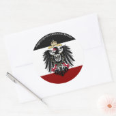 Angehöriger des Deutschen Reiches Ronde Sticker (Envelop)
