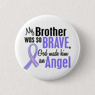 Angel 1 Brother Esophageal Cancer Ronde Button 5,7 Cm