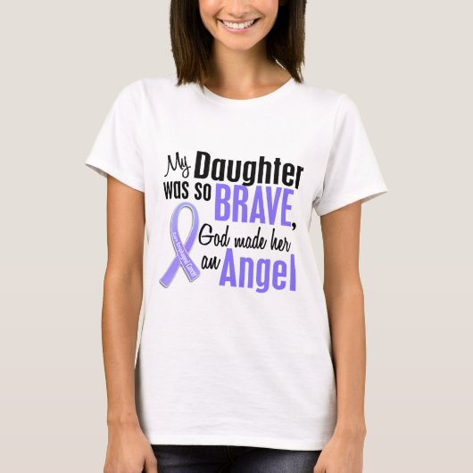 Angel 1 Dochter Esophageal Cancer T-shirt (Voorkant)