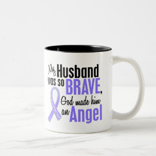 Angel 1 Husband Esophageal Cancer Tweekleurige Koffiemok