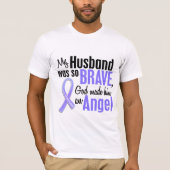 Angel 1 Husband Stomach Cancer T-shirt (Voorkant)
