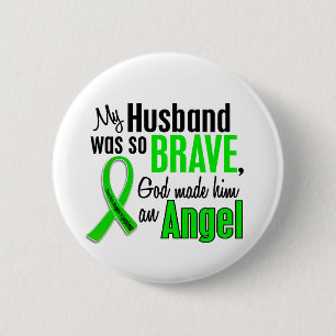 Angel 1 Non-Hodgkin lymfoom Husband Ronde Button 5,7 Cm