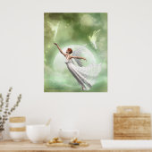 Angel 1 - onder Vrienden afdrukken Poster (Keuken)