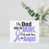 Angel 1 Pap Esophageal Cancer Briefkaart (Staand voorkant)