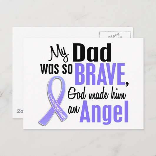 Angel 1 Pap Esophageal Cancer Briefkaart (Voorkant / Achterkant)