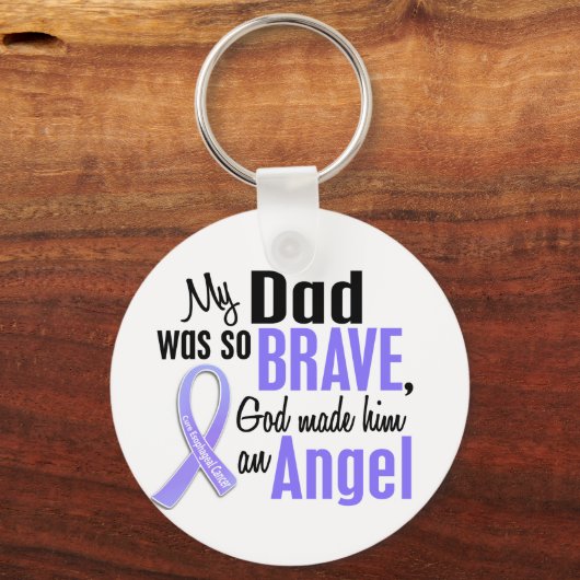 Angel 1 Pap Esophageal Cancer Sleutelhanger (Voorkant)