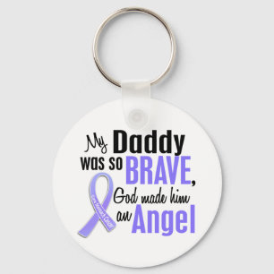 Angel 1 Papa Stomach Cancer Sleutelhanger