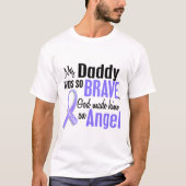 Angel 1 Papa Stomach Cancer T-shirt (Voorkant)