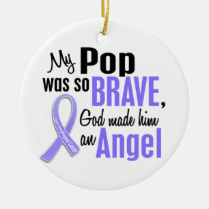 Angel 1 Pop Esophageal Cancer Keramisch Ornament