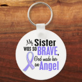 Angel 1 Zuster Stomach Cancer Sleutelhanger (Voorkant)