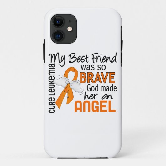 Angel 2 Beste vriend (Vrouw) Leukemie Case-Mate iPhone Case (Achterkant)