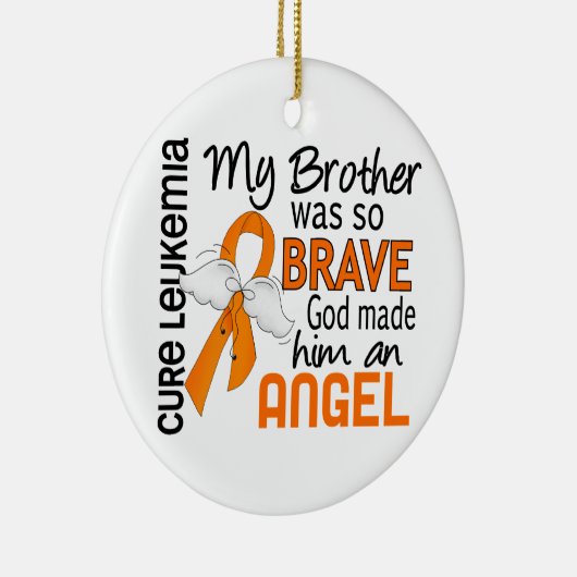 Angel 2 Broederleukemie Keramisch Ornament (Rechts)